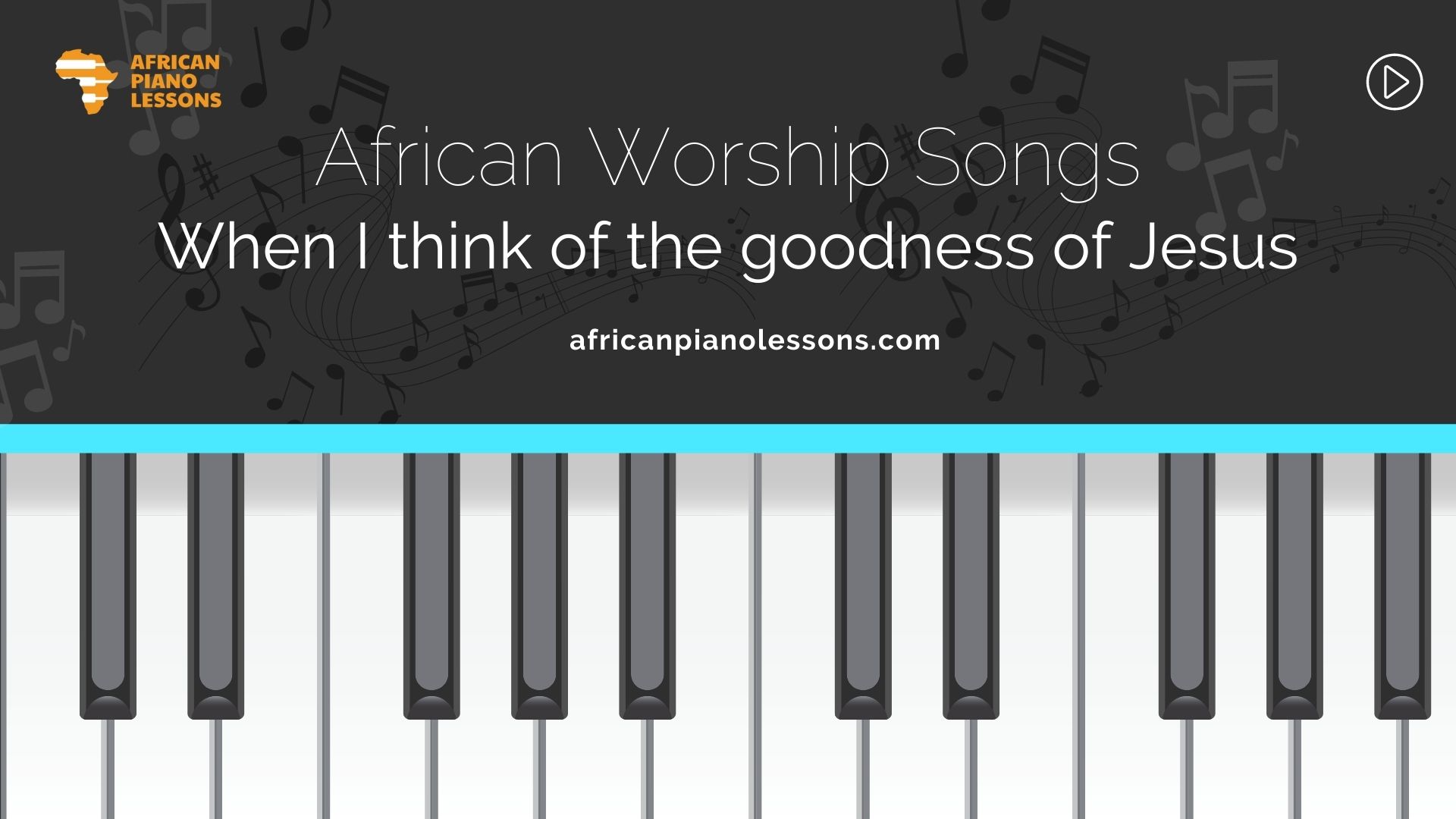 When I think of the goodness of Jesus