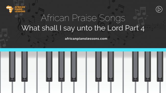 What shall I say unto the Lord