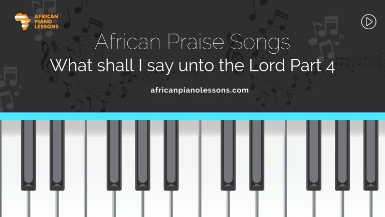 What shall I say unto the Lord